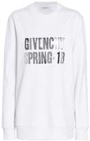 Givenchy Appliquéd cotton-jersey sweatshirt