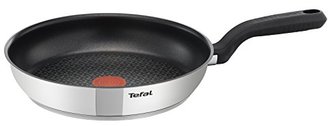 Tefal Comfort Max Stainless Steel Non-Stick Frying Pan, 30 cm - Silver