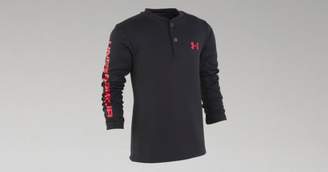 Under Armour Boys' Pre-School UA MVP Henley Long Sleeve Shirt
