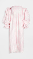 Thumbnail for your product : Sleeper Atlanta Linen Dress in Pink Vichy