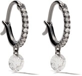 Thumbnail for your product : Raphaele Canot 18kt black gold Set Free Diamond mini hoops
