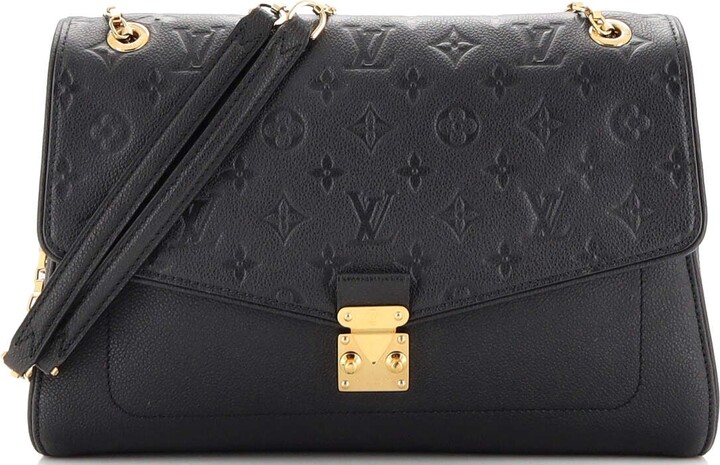 Louis Vuitton Saint Germain PM in Black Empriente Leather