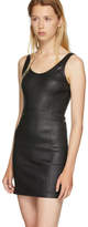 Thumbnail for your product : alexanderwang.t Black Stretch Leather Mini Dress