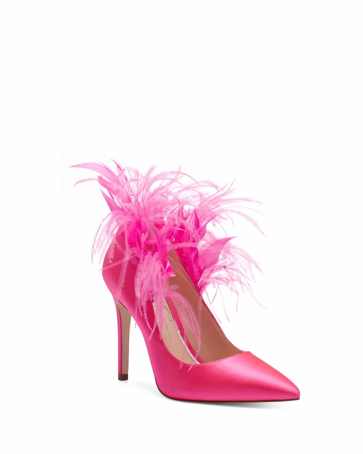 pink neon pumps