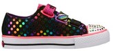 Thumbnail for your product : Skechers 'Twinkle Toes - Shuffles Burst O Fun' Light-Up Sneaker (Walker & Toddler)