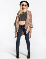 Thumbnail for your product : Blu Pepper Lace Back Womens Kimono