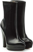 Sonia Rykiel Leather Boots with Platf 