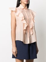 Thumbnail for your product : Forte Forte Ruffled Sleeveless Shirt