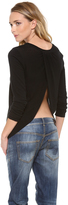Thumbnail for your product : A.L.C. Long Sleeve Open Back Top
