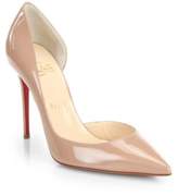Thumbnail for your product : Christian Louboutin Iriza Patent Leather Half D'Orsay Pumps