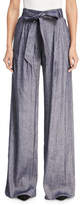 Thumbnail for your product : Milly Stretch Self-Tie Trapunto Pants