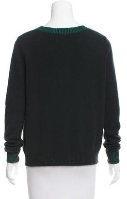 Theyskens' Theory Cashmere Oversize V-Neck Sweater