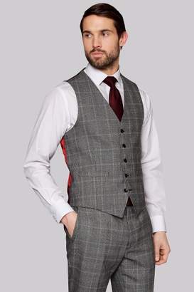 Savoy Taylors Guild Regular Fit Black and White Check Jacket