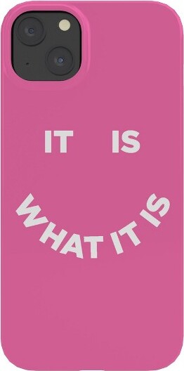 JuliaWalckItIsWhatItIsPinkSnapSlimiPhone15ProCase-Society6
