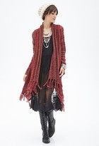 Thumbnail for your product : Forever 21 Asymmetrical Tassel Cardigan