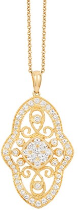 LeVian 14K Honey Gold 0.90 Ct. Tw. Diamond Pendant Necklace