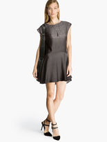 Thumbnail for your product : Halston Printed Georgette Dress Grey