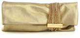 Thumbnail for your product : Jimmy Choo Chandra Metallic Leather Clutch