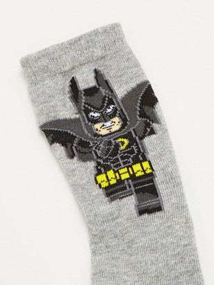 Lego Batman Boys 3 Pack Socks - Black/Yellow