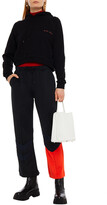 Thumbnail for your product : Être Cécile Color-block jersey straight-leg pants