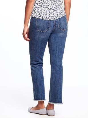 Old Navy Maternity Side-Panel Flare Ankle Jeans