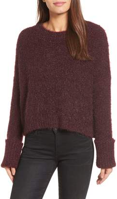 Kenneth Cole New York Large Cuff Crop Sweater