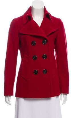 Burberry Wool & Cashmere-Blend Jacket Red Wool & Cashmere-Blend Jacket