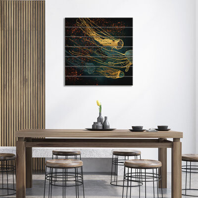 Dovecove Breakers Metallic Jellyfish by Spacefrog Designs - Print