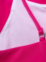 Thumbnail for your product : DSQUARED2 Icon logo print bandeau bikini top