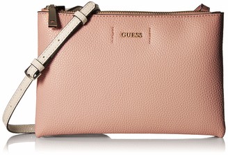 guess double zip sling bag