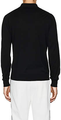 John Smedley Men's Bradwell Cotton Polo Shirt - Black