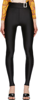 Thumbnail for your product : pushBUTTON Black Jewelled Buckle Leggings