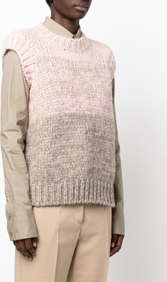 Roberto Collina Gradient-Effect Knit Vest