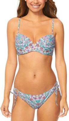 Raisins Juniors Moonshadow Underwire Bikini Top Sweet Side Tie Bikini Bottoms