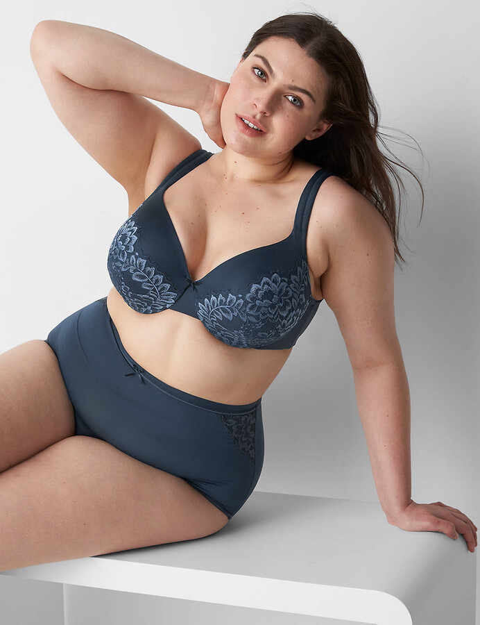 Lane Bryant Lightly Lined Full Coverage Bra With Lace - ShopStyle
