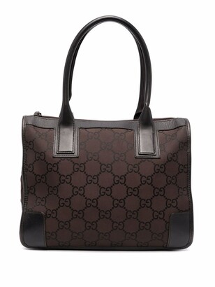 Gucci Pre-Owned 2000s Monogram Zipped Tote Bag