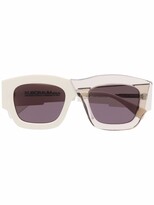 Thumbnail for your product : Kuboraum C8 two-tone square-frame sunglasses
