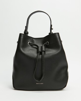 Matt & Nat Women's Black Cross-body bags - Dupont Bucket Bag - Size One Size at The Iconic