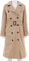 Women's Double Breasted Trench Long 