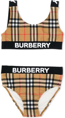 burberry girls swimwear