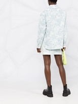 Thumbnail for your product : MSGM Floral-Jacquard Button-Up Shirt Jacket
