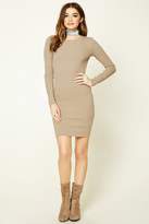 Thumbnail for your product : Forever 21 Ribbed Cutout-Back Dress