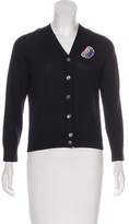 Thumbnail for your product : Marc Jacobs Embroidered Wool Cardigan
