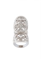 Thumbnail for your product : Loree Rodkin Diamond Cross Long Ring