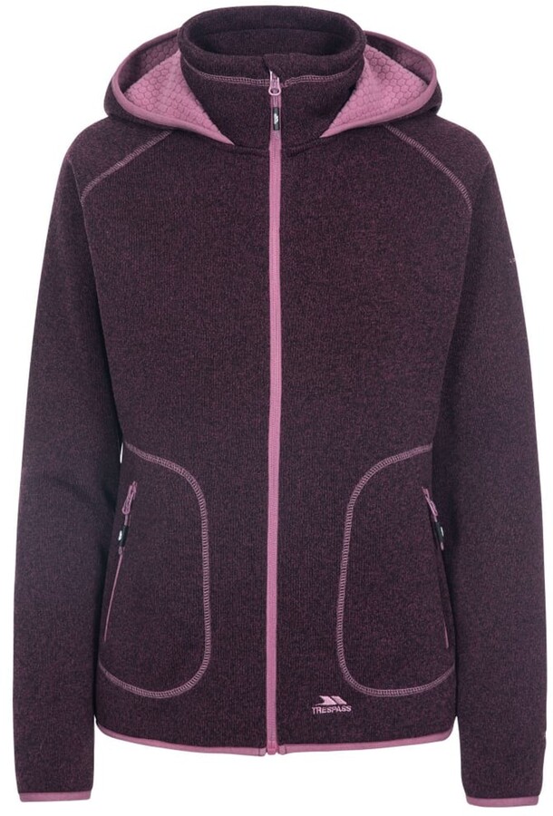 Mauve/Plum/Purple Horze Aurelia Women's Club Zip up Fleece Jacket 