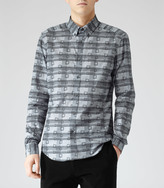 Thumbnail for your product : Reiss Xander MULTI PATTERN SHIRT GREY