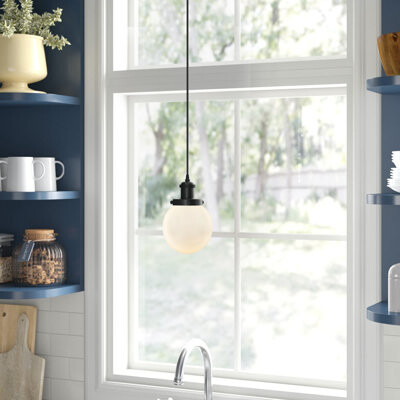 Three Posts Chippewa 1 - Light Single Globe Pendant