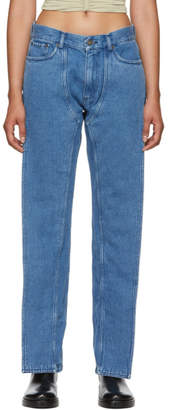 Y/Project Blue XL Pocket Jeans