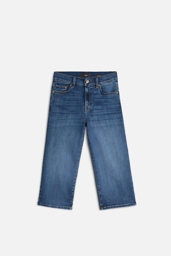 7 For All Mankind Slim Illusion Capri in Soho Light