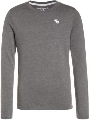Abercrombie & Fitch CHAIN BASIC CREW Long sleeved top grey
